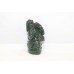 Idol Statue Ganesha Ganesh Natural Jade Stone God Handcrafted Gift Home E116